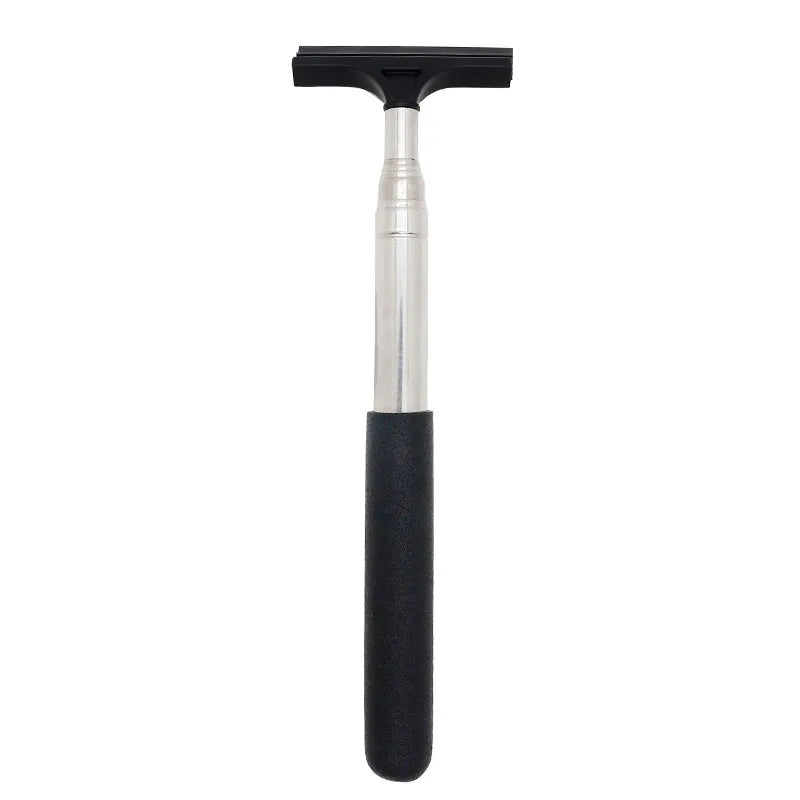 Car Rearview Mirror Wiper Cleaning Tool Auto Glass Mist Cleaner Scraper Car Accessories Handle Telescopic Window Cleaning Brush 