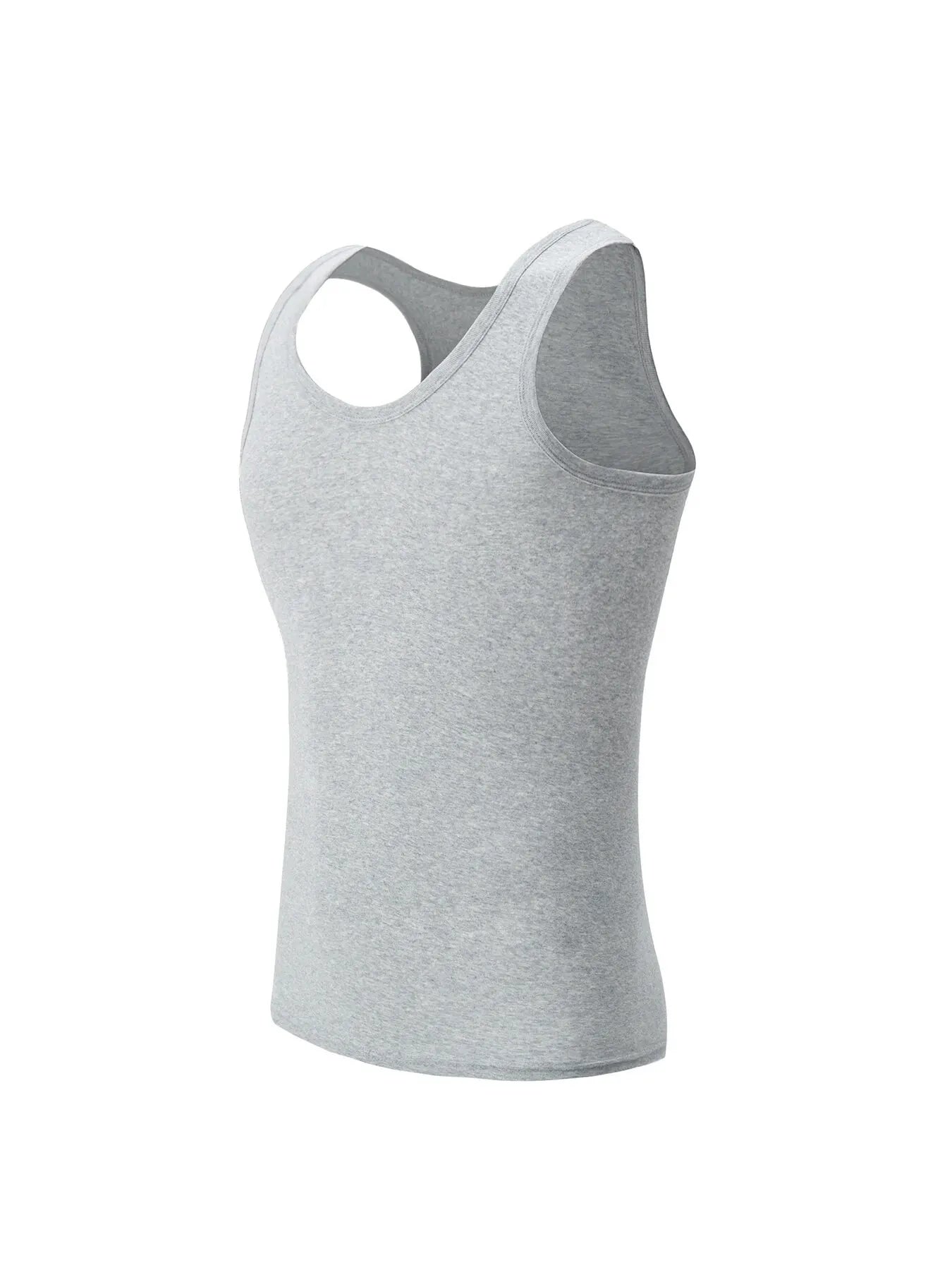 1/3 Pack Four Seasons Men's Cotton Joker Vest Teenagers Simple Fit Sports Fitness T-shirt Middle-aged Casual Sleeveless Shirt 