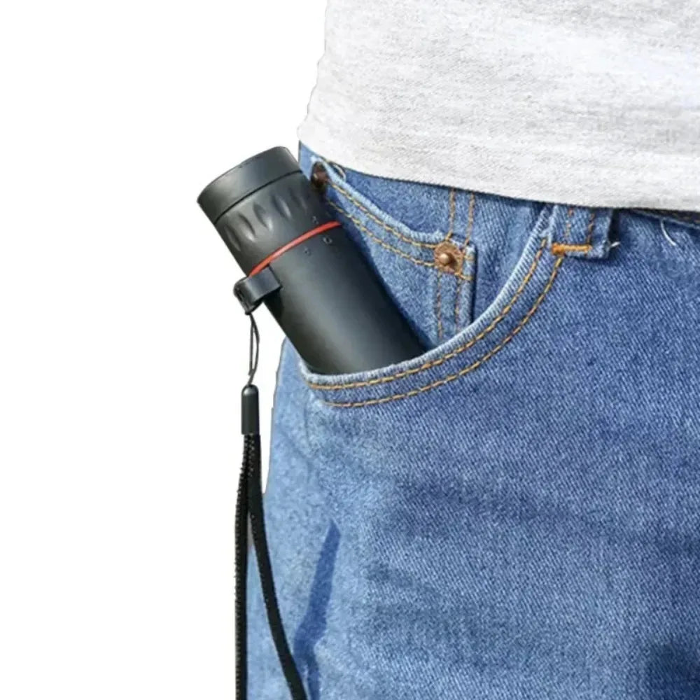 New 2000x25 HD Monocular Telescope Mini Portable Mobile Phone Telescope with Holder Camping Hunting Birdwatching Telescope