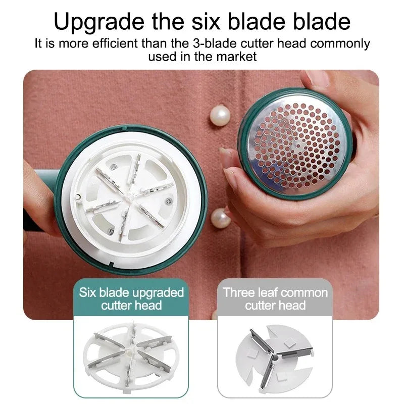 Electric Hair Ball Trimmer Lint Remover USB Charging Portable Fuzz Pellet Shaver For Clothing Fabric Pet Hair Removal