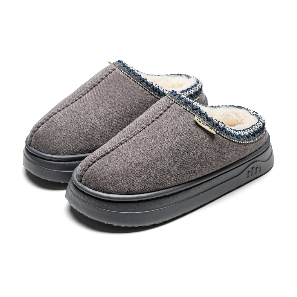 Winter Anti-slip Women's Soft Slipper Boots Fashion Couples Outdoor Casual Indoor Fuzzy Warm Comfort Men Plush Houseshoes Girls