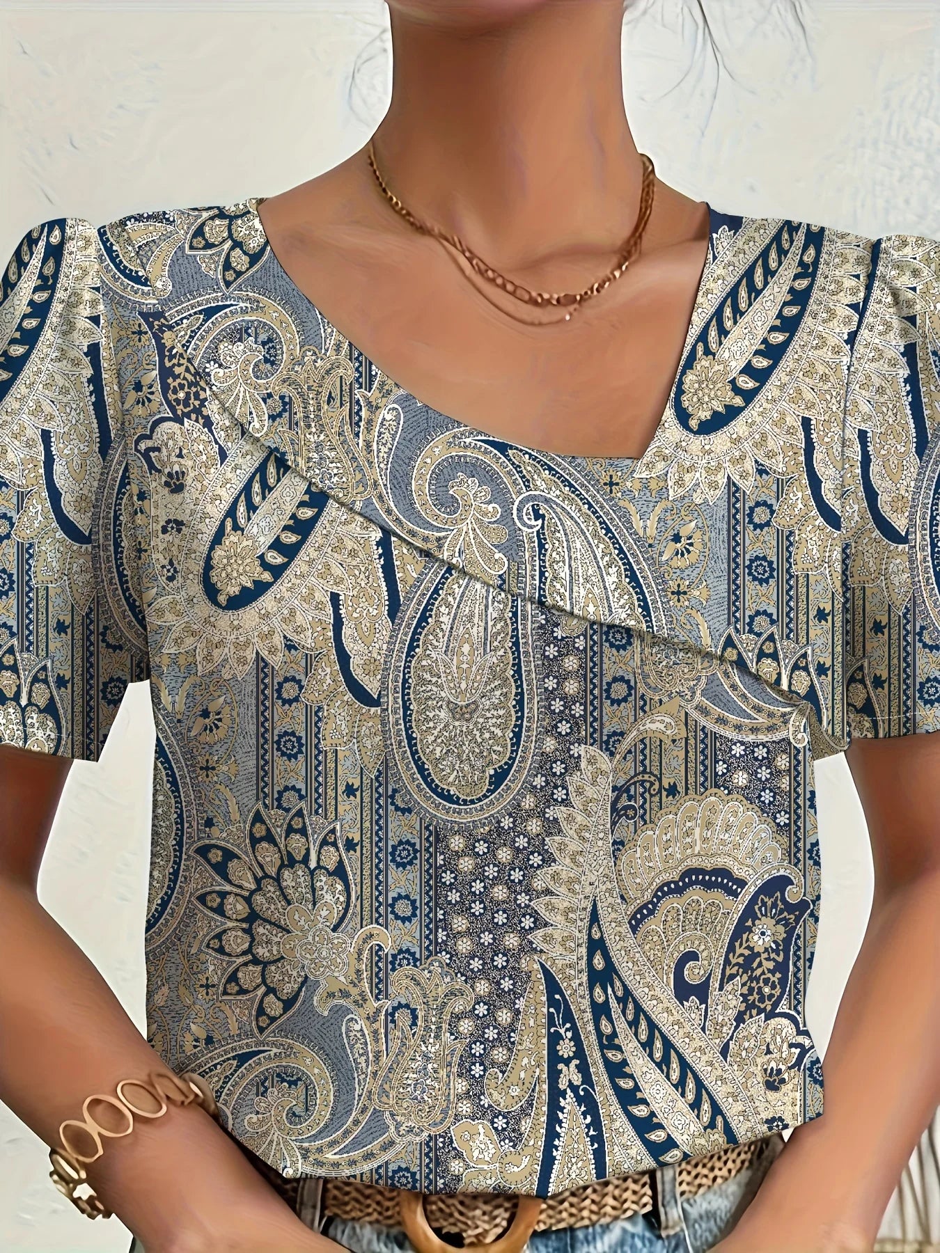 Plus Size  Temperament Blouse Casual Loose Woman Shirt Elegant Short Sleeve Blouse Weekday
