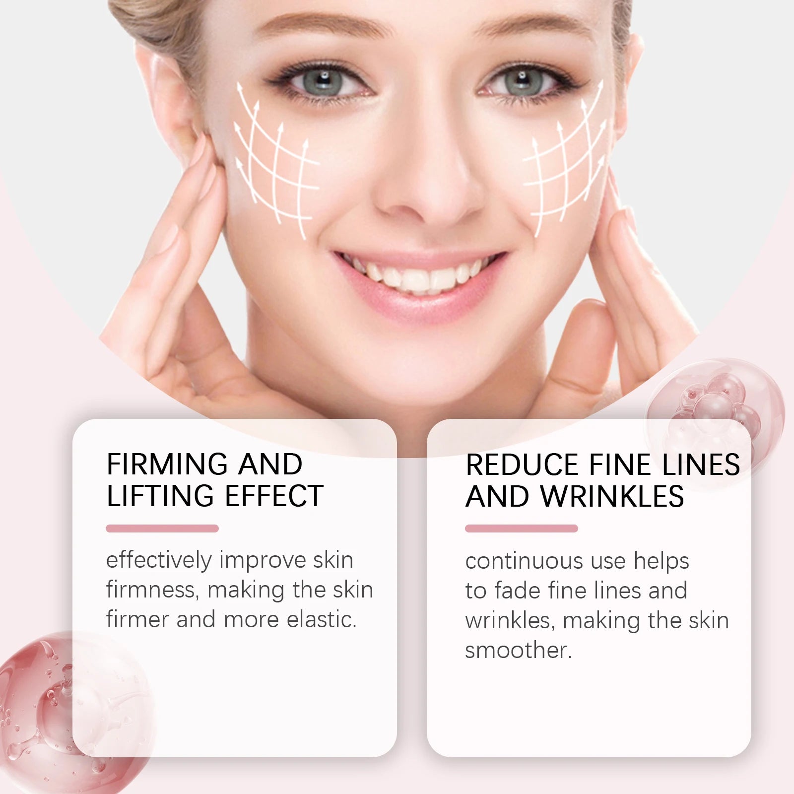 Facial Tightening Stick Anti Aging Fine Moisturizing Firm Lines Lifting Care Elasticity Improve Loose Anti-Wrinkle Firming Bars