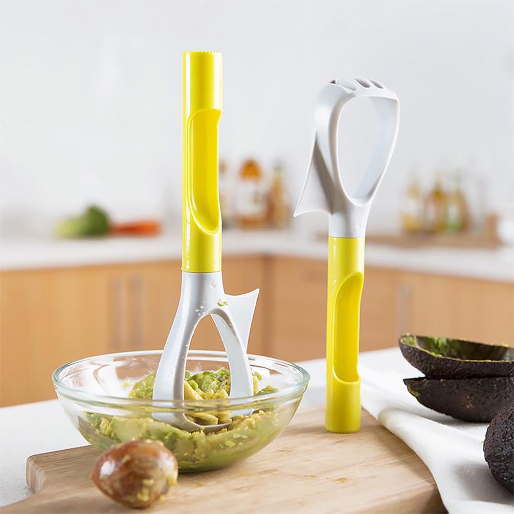5 in 1 Avocado Slicer Pitters Cutter Tool Kit Non Slip Grip Soft cortador de aguacate