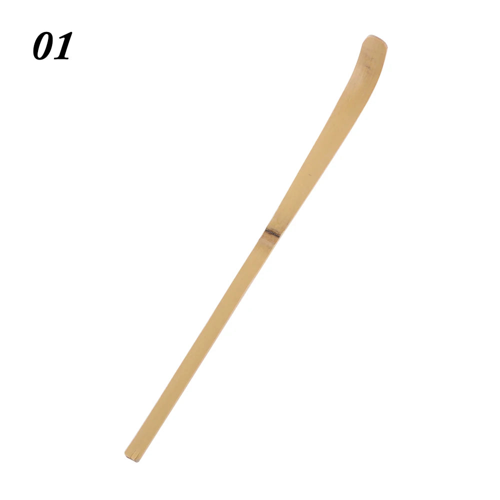 Wood Cooking Utensil Tea Leaf Matcha Sticks Teaware Spice Gadget Spoon Teaware Black Bamboo Kitchen Tool 180*10*10mm