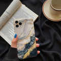 Compatible with Apple, Glitter Marble Apple Phone Case