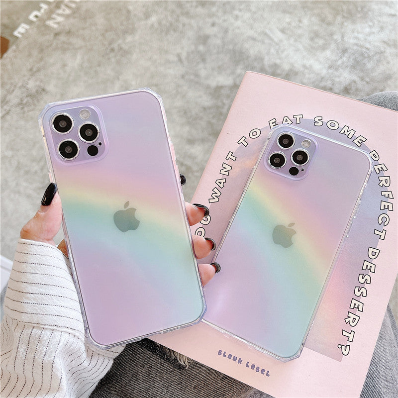 Fresh Rainbow Apple 11 12 Promax Phone Case