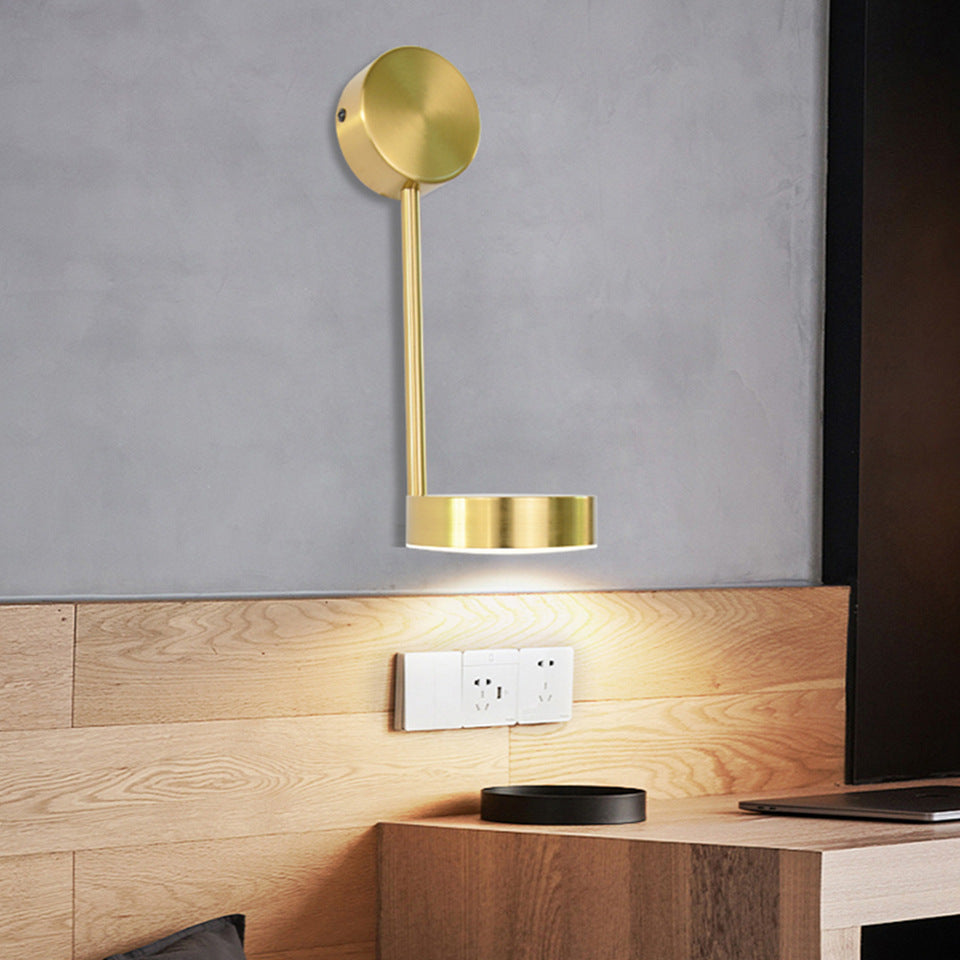 Bedside Lamp Wall Lamp Rotary Key  Lamp Wall Lamp Background Wall Decoration Lámpara de cabecera lámpara de pared llave giratoria interruptor lámpara de pared Fondo decoración de pared