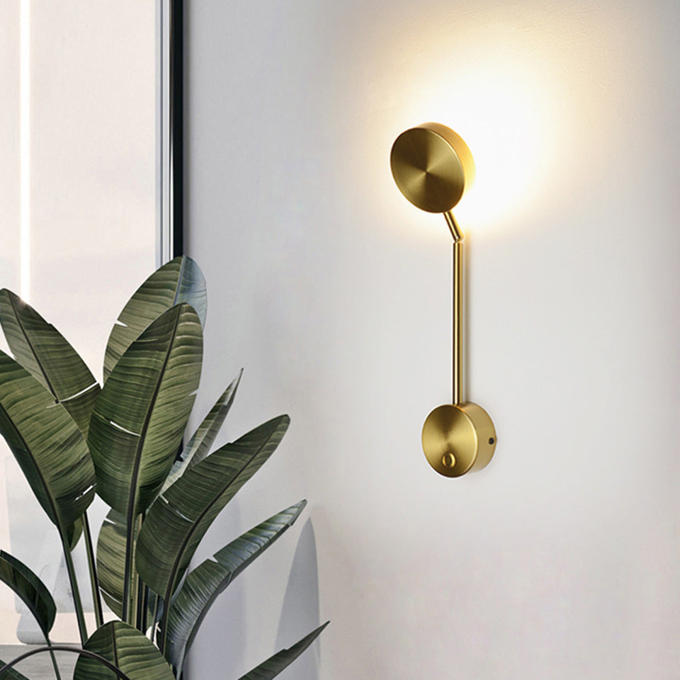 Bedside Lamp Wall Lamp Rotary Key  Lamp Wall Lamp Background Wall Decoration Lámpara de cabecera lámpara de pared llave giratoria interruptor lámpara de pared Fondo decoración de pared