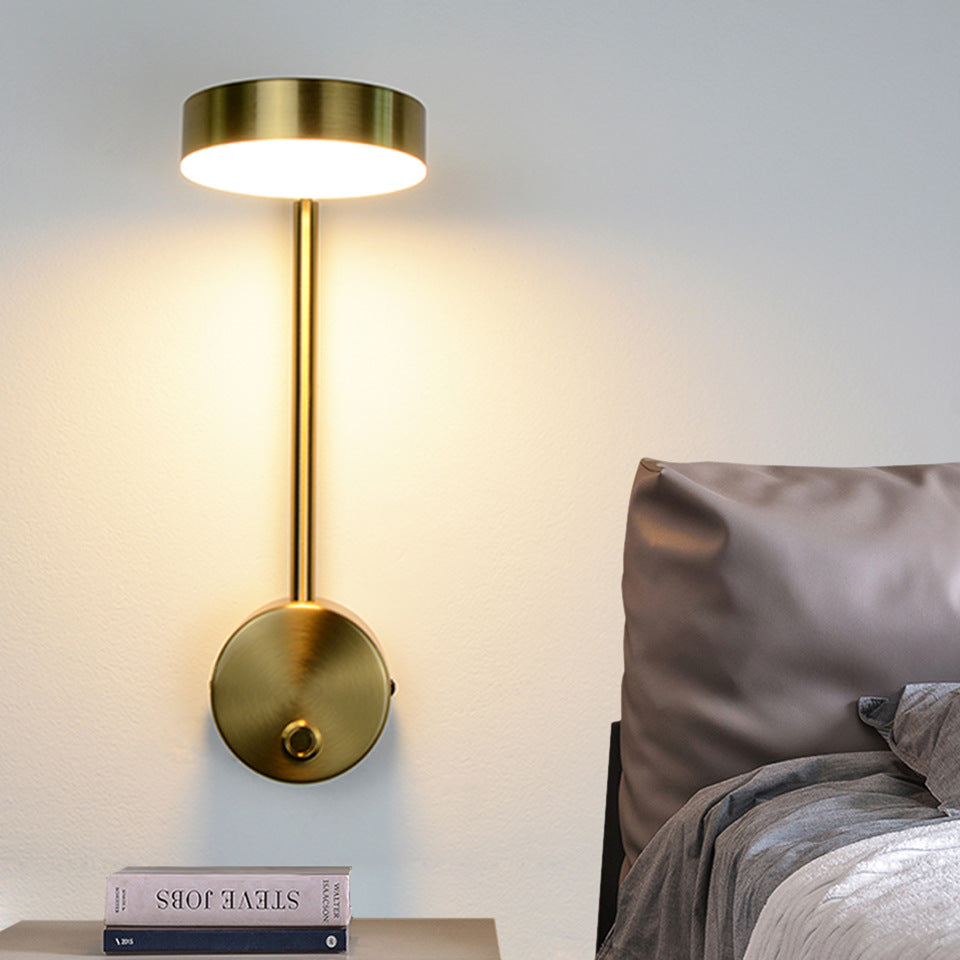 Bedside Lamp Wall Lamp Rotary Key  Lamp Wall Lamp Background Wall Decoration Lámpara de cabecera lámpara de pared llave giratoria interruptor lámpara de pared Fondo decoración de pared