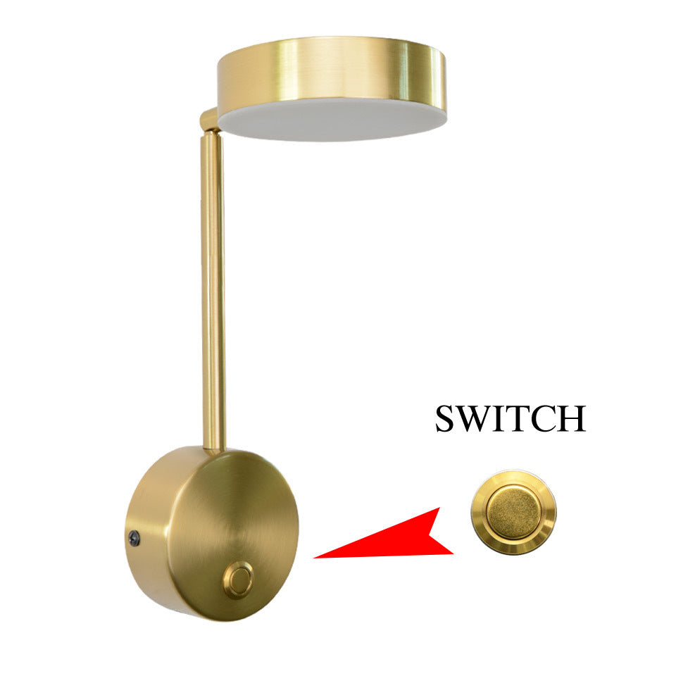 Bedside Lamp Wall Lamp Rotary Key  Lamp Wall Lamp Background Wall Decoration Lámpara de cabecera lámpara de pared llave giratoria interruptor lámpara de pared Fondo decoración de pared
