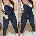Pocket Threen-Dimensional Sling Jumpsuit