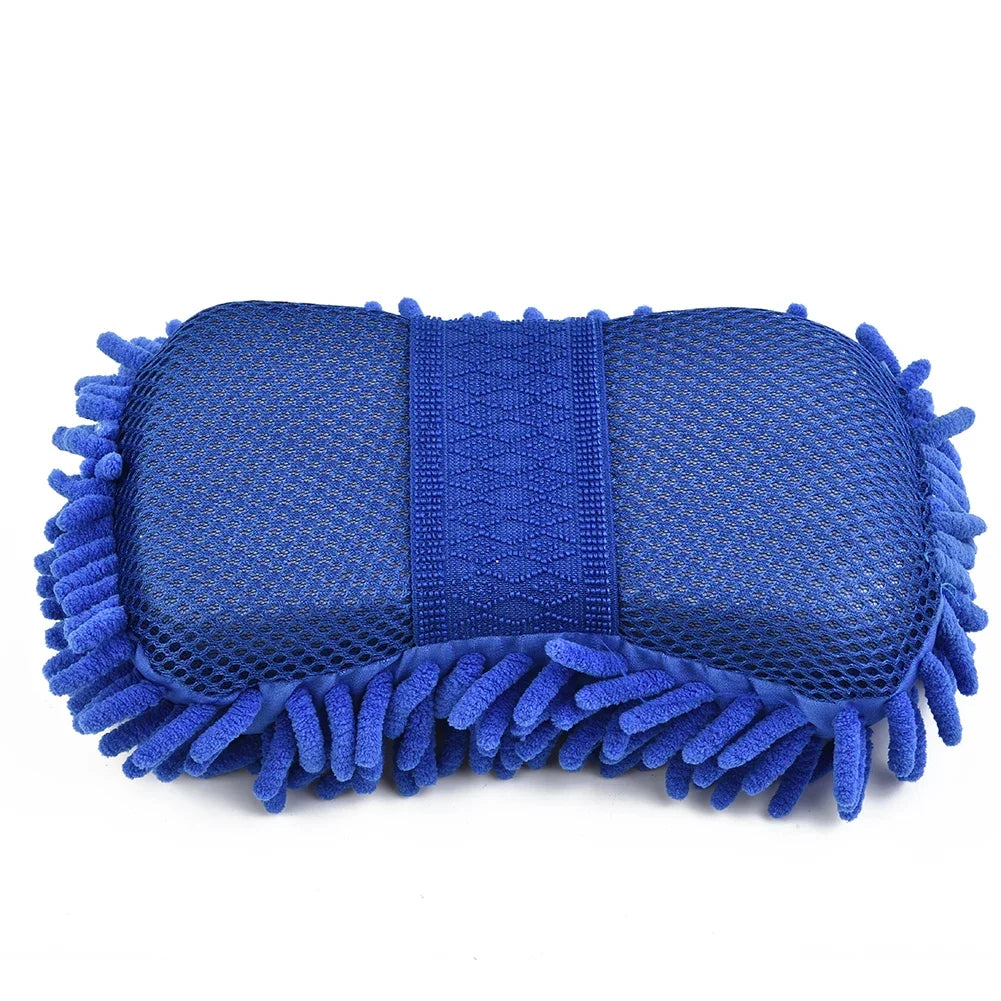 Car Cleaning Sponge Car Wash Care Washing Brush Pad Cleaning Tool Microfiber Polishing Dusting Scratch-free Washing Cars Floors 