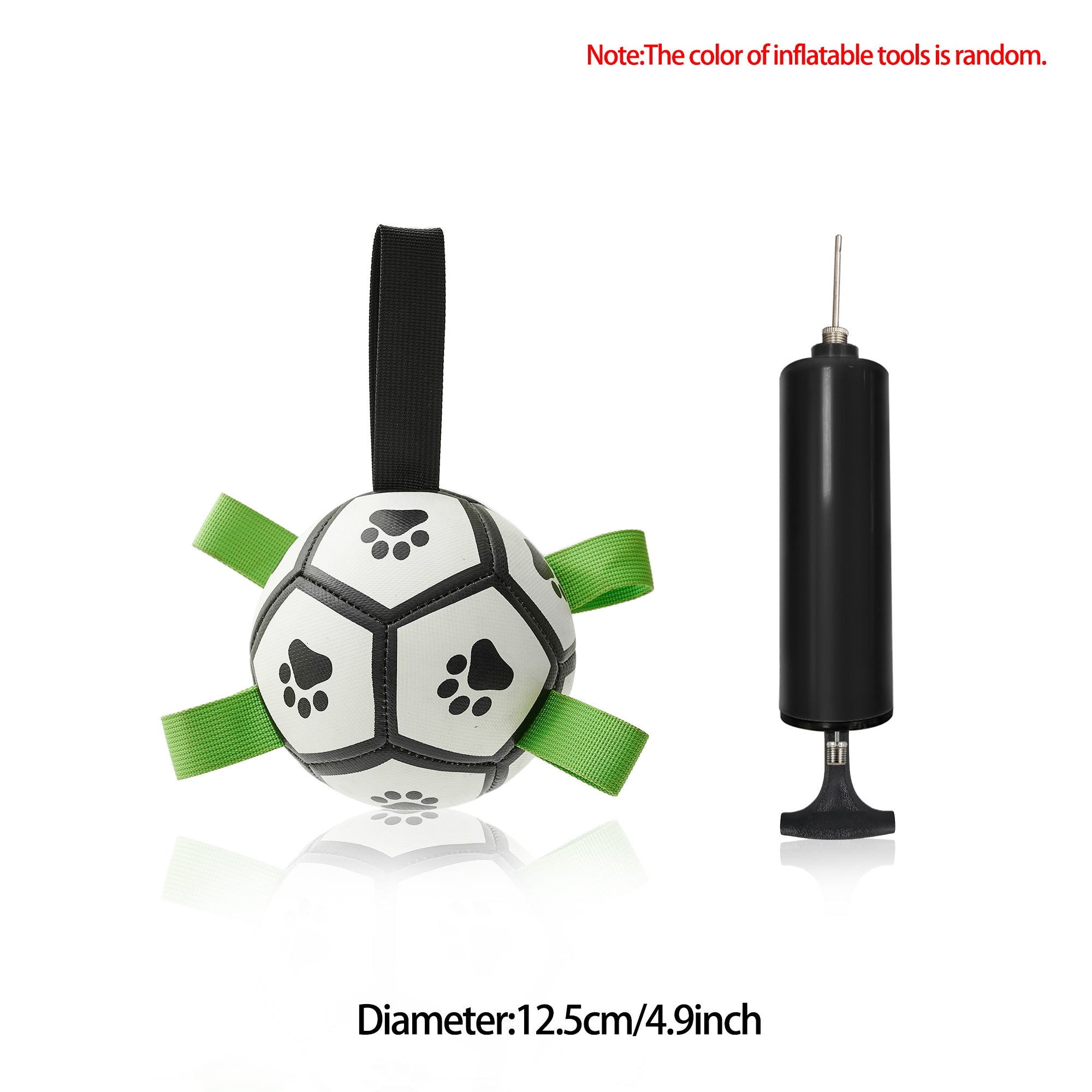 Interactive Dog Football Toy Soccer Ball Inflated Training Toy For Dogs Outdoor Border Collie Balls For Large Dogs Pet Supplies dog toy