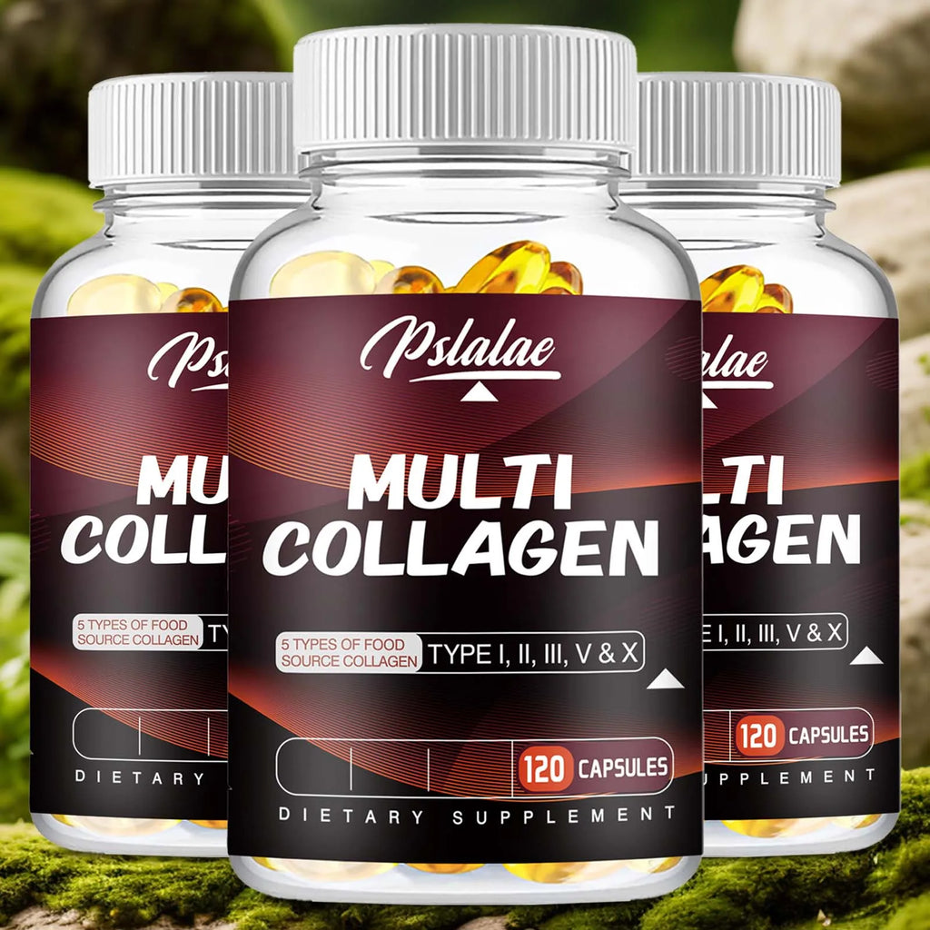 Multi Collagen Supplement - Bone Support, Joint, Skin And Nail Health - 120 Capsules
