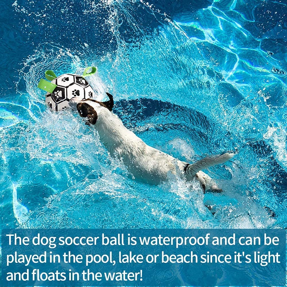 Interactive Dog Football Toy Soccer Ball Inflated Training Toy For Dogs Outdoor Border Collie Balls For Large Dogs Pet Supplies dog toy