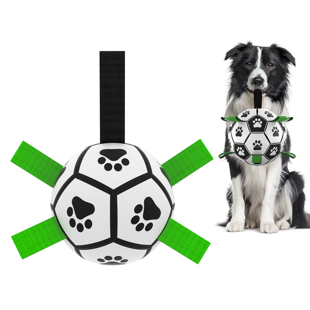 Interactive Dog Football Toy Soccer Ball Inflated Training Toy For Dogs Outdoor Border Collie Balls For Large Dogs Pet Supplies dog toy