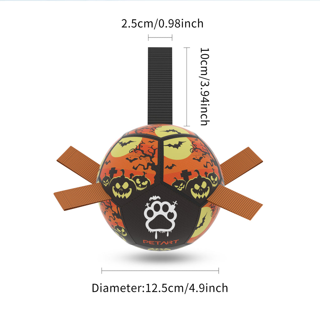 Interactive Dog Football Toy Soccer Ball Inflated Training Toy For Dogs Outdoor Border Collie Balls For Large Dogs Pet Supplies dog toy
