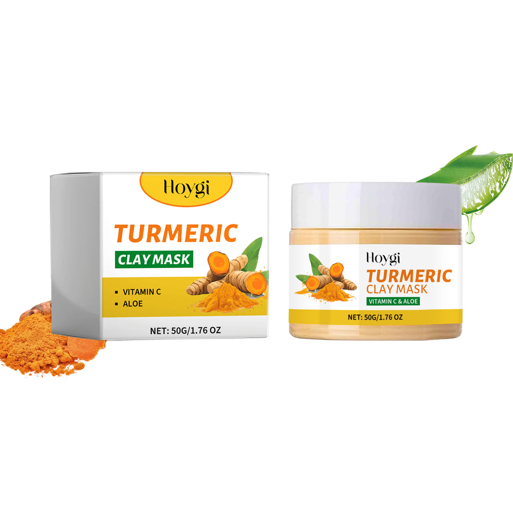 Turmeric Facial Mud Film Cleanses And Nourishes  facial de cúrcuma