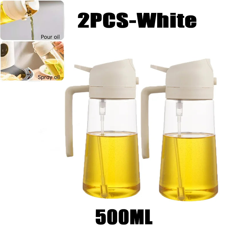 Plastic Spray Oil Sprayer Bottle Spray Oil Dispenser Oil Jar Cruet BBQ Kitchen Baking Roasting Picnic Kitchen Tool 