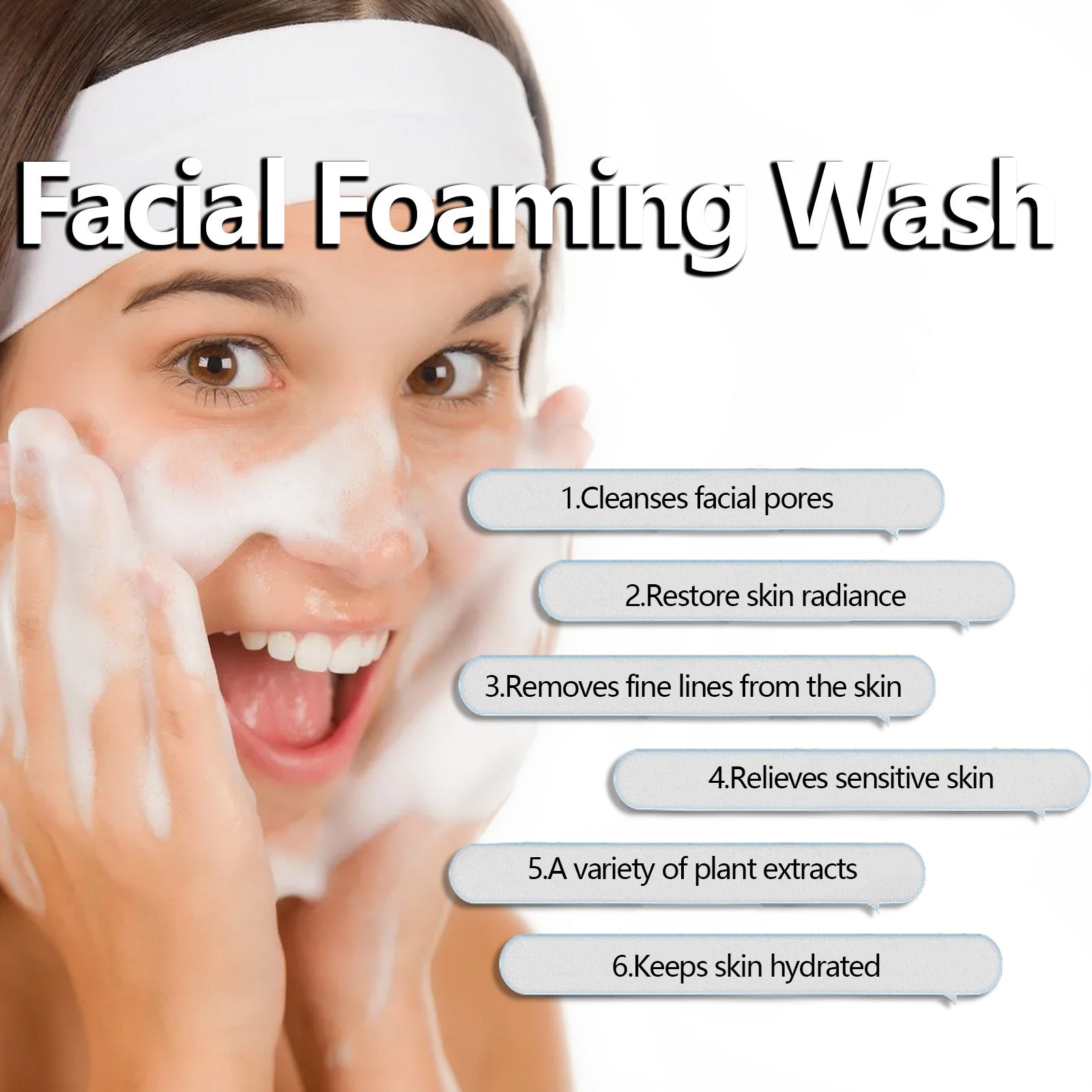 Jasmine Facial Cleanser Clean Pores Gently limpiador facial