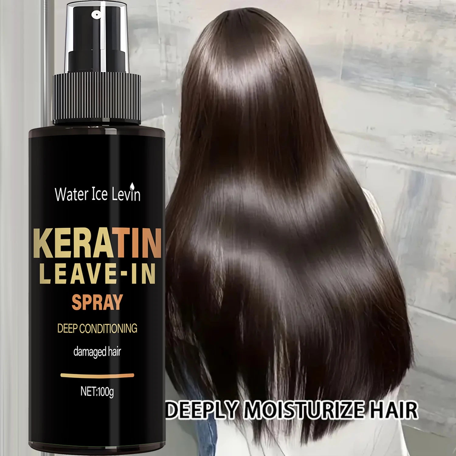 Hair Repair Growth Leave In Spray 1+1 Pack 100g Collagen Biotin Keratin Vitamin C Damaged Hair Moisturizing Spray Cheap
