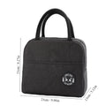 Handheld Insulated Bag Waterproof Fresh Aluminium Foil Bento Box Student Bento Bag Travel Home Storage Bag
