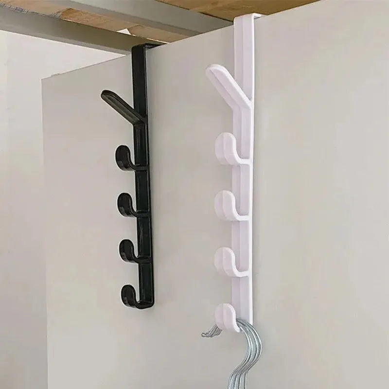 Behind the Door Coat Hook Hanger behind the Door Cabinet Wardrobe Bedroom Door Hook Storage Rack 