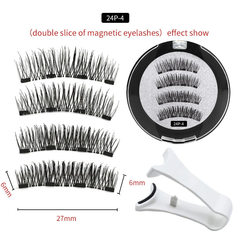 Magnetic False Eyelashes Supernatural Can Be Reused pestañas. Pestañas magnéticas.