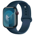Silicone Band For Apple Watch strap 44mm 45mm 40mm 41mm 42-38mm 45 mm sport bracelet iwatch series 8 7 6 5 4 3 SE 9 Ultra 2 49mm