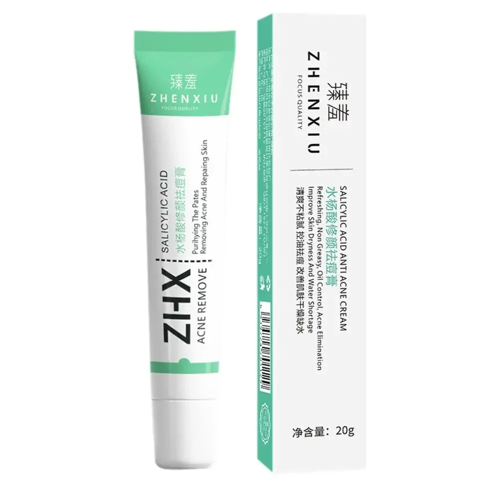 Salicylic Acid Shrink Pore Cream Elimination Large Pores Remove Blackehead Oil Control Face Smooth Repairing Skin Care Products