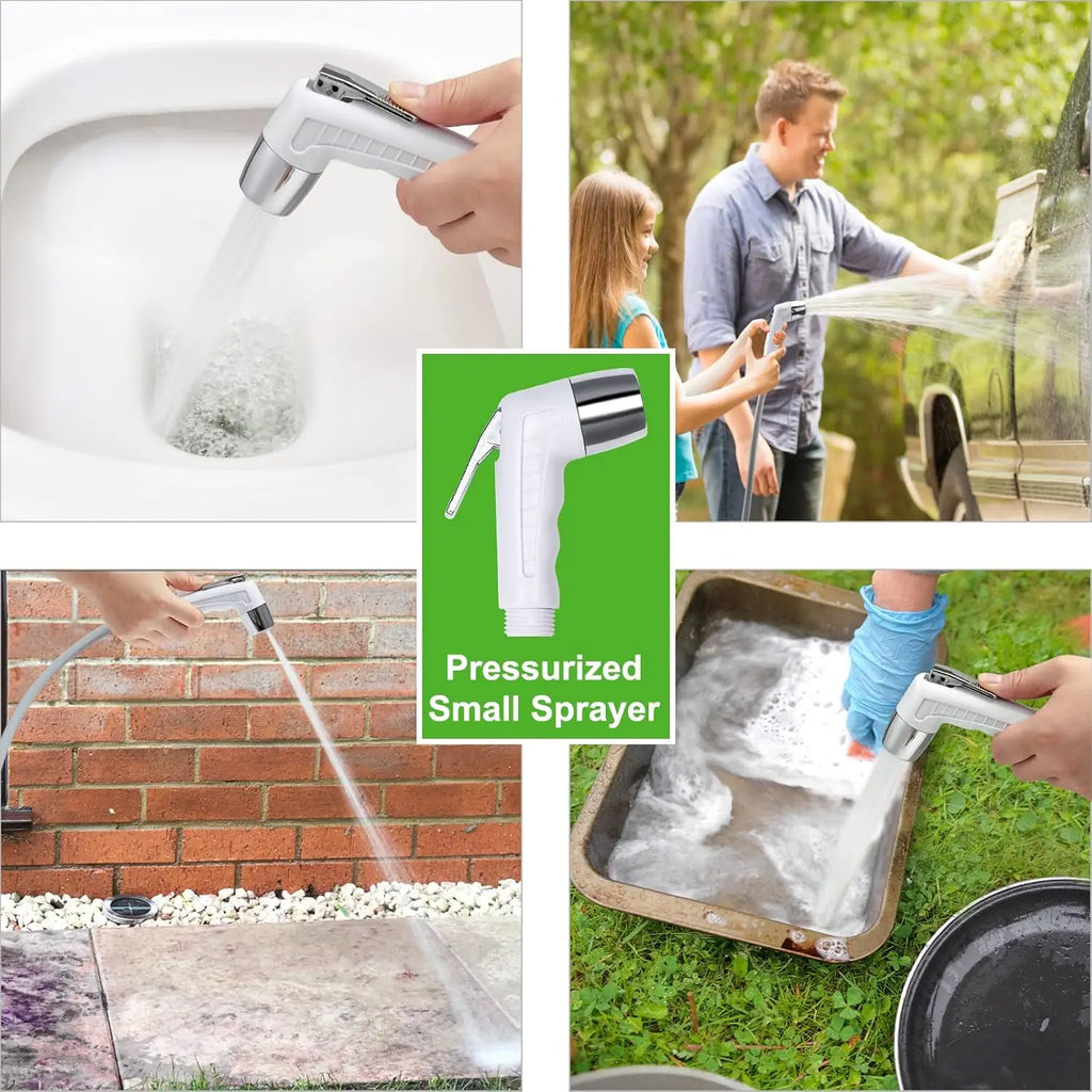 Portable Rechargeable Camp Shower Pump with USB Battery, Ideal for Outdoor Travel and Hiking