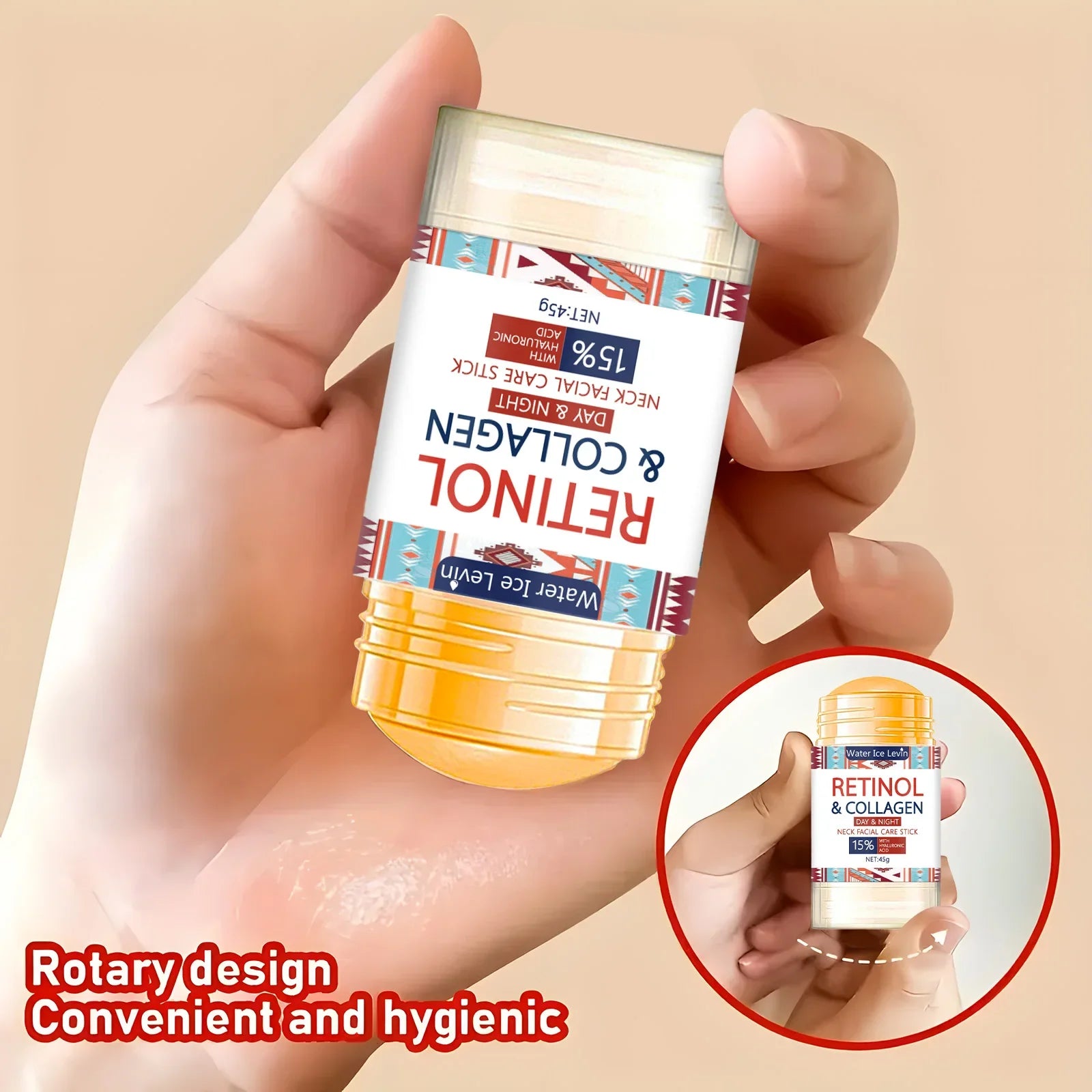 Retinol Lifting Firming Cream Stick Collagen Smooth wrinkles Face Cream For Moisturizer Whitening Brighten Skin Product