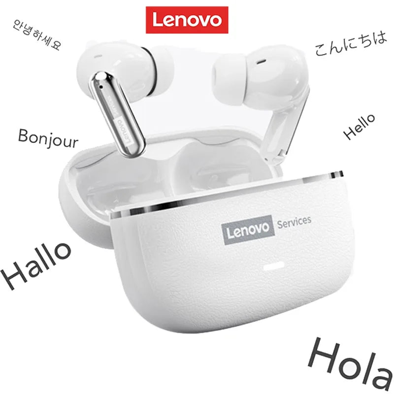 Lenovo 2026 AI Real Time Translation Wireless Earphones TWS Hi-Fi IMAX-level Sound Earphones Stereo ENC Noise Canceling Earbuds 