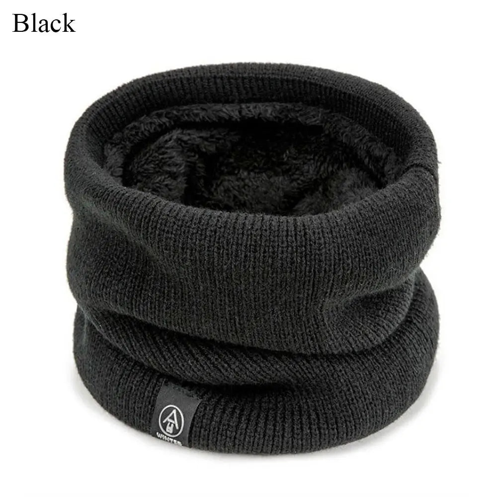 Fashion Soft Knitted Neck Warmer Sport Scarf Women Men Face Cover Winter Skating Running Warm Scarves Thick Cold-proof Collar 