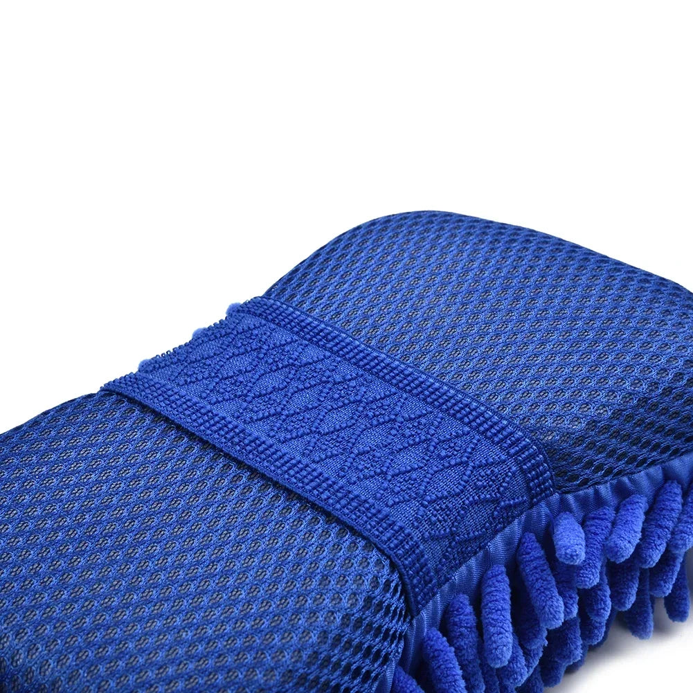 Car Cleaning Sponge Car Wash Care Washing Brush Pad Cleaning Tool Microfiber Polishing Dusting Scratch-free Washing Cars Floors 