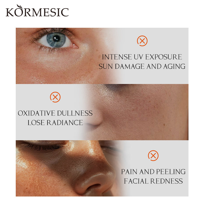 NO.KMC28389 KORMESIC Tinted Facial Sunscreen Lotion  protector solar con color