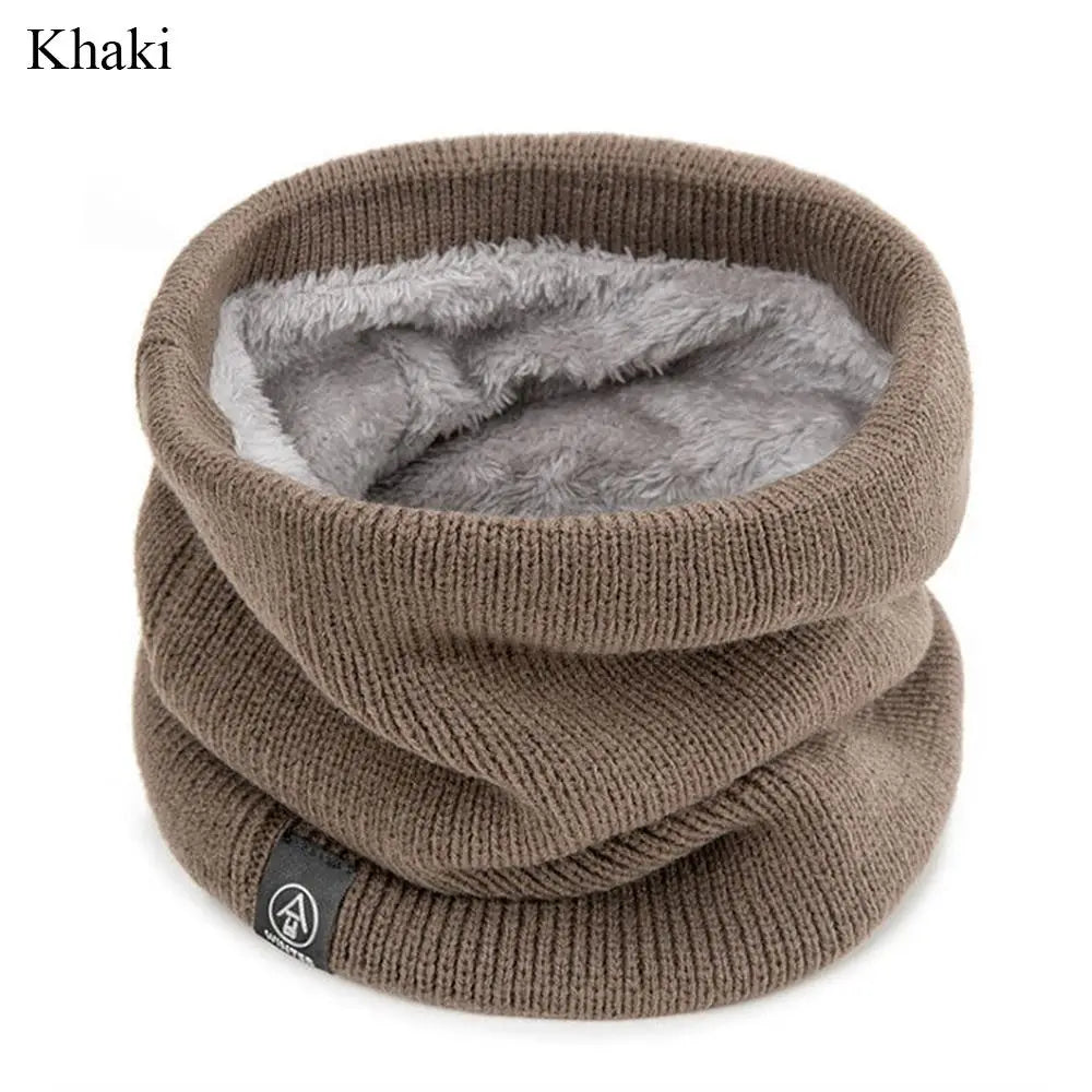 Fashion Soft Knitted Neck Warmer Sport Scarf Women Men Face Cover Winter Skating Running Warm Scarves Thick Cold-proof Collar 