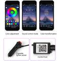 Car Fiber Optic Ambient Light Modified Car Interior Cool Light APP Rhythm Light luz para carro