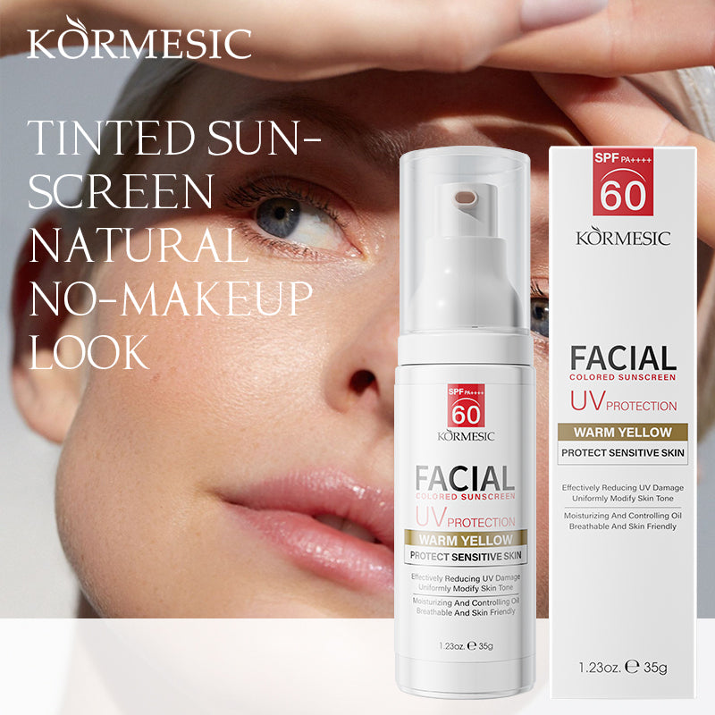 NO.KMC28389 KORMESIC Tinted Facial Sunscreen Lotion  protector solar con color