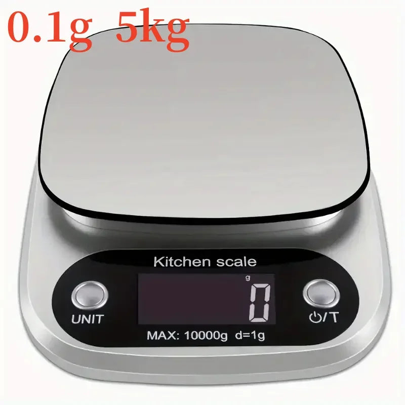 1pc Accurate Digital Kitchen Scale for Cooking and Baking - 22lb Capacity in Grams and Ounces Perfect for Coffee Meat and More 