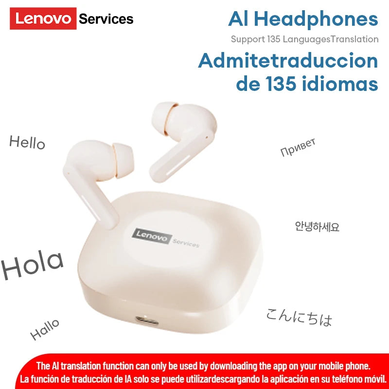 2026 Lenovo Original LE209 Wireless Earphones TWS Bluetooth 6.0 In Ear Earbuds Long Battery Life Earphones Mic Stereo ENC Noise 