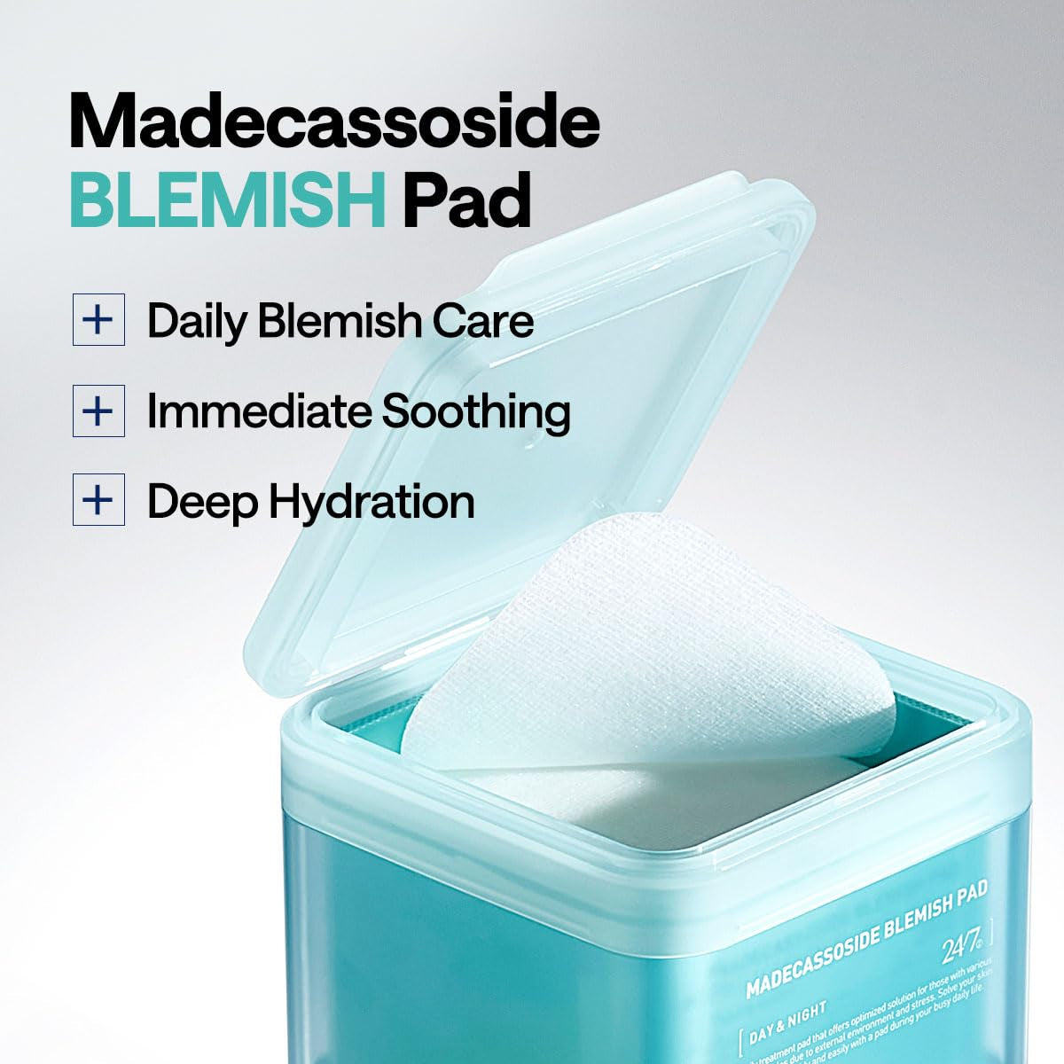 Madecassoside Toner Pads - with Centella Asiatica to Treat Blemishes and Improve Even Skin Tone - Vegan Gauze Fabric