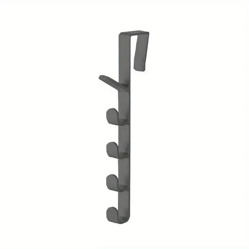 1pcs Bedroom Door Hanger Clothes Hanging Rack Over The Door Plastic Home Storage Organization Hooks, Purse Holder For Bags Rails 