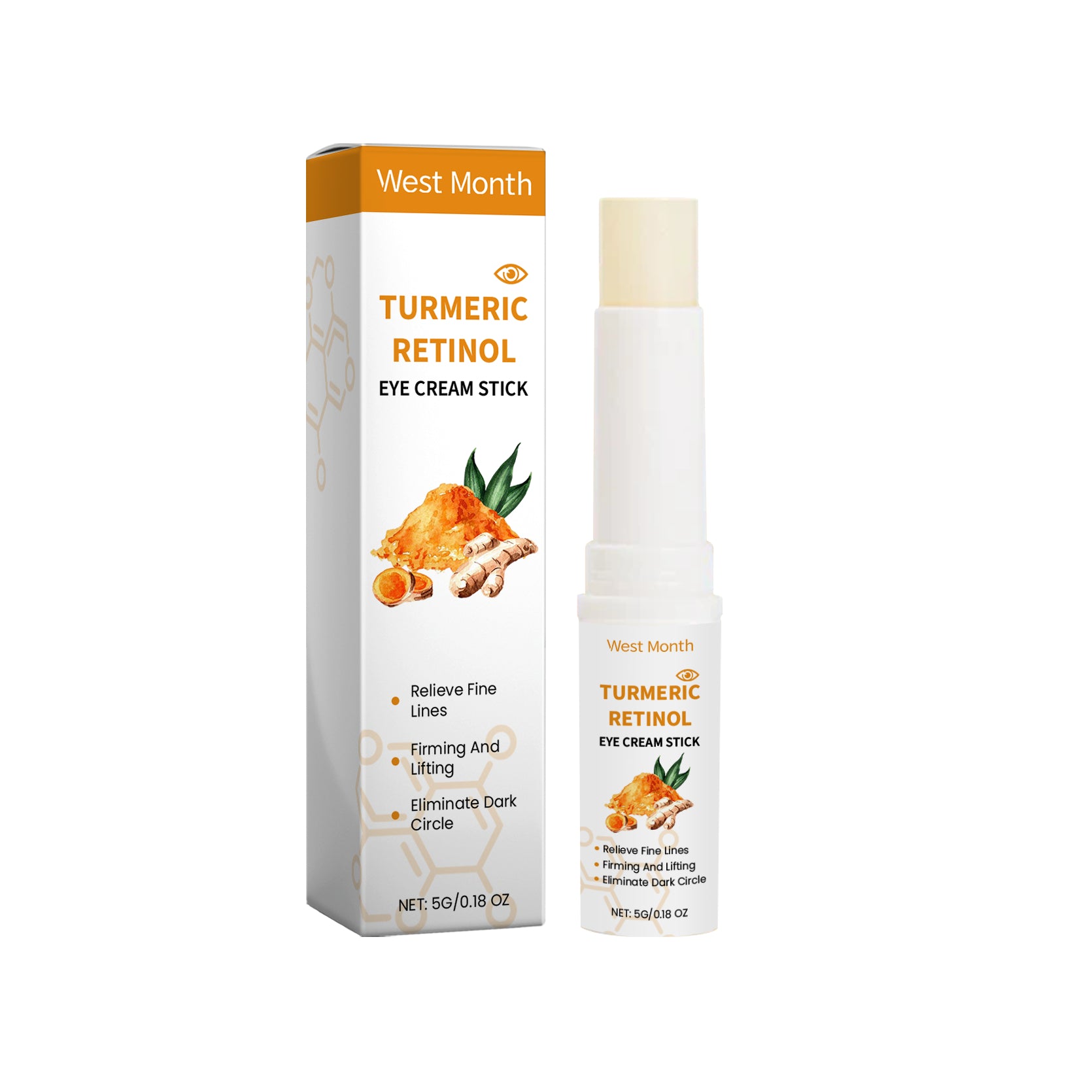 Turmeric Retinol Eye Cream Stick crema de ojos de cúrcuma