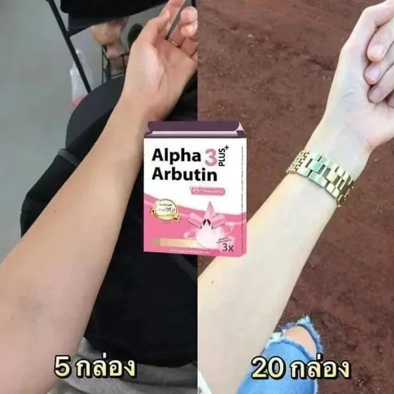 Alpha Arbutin 3 Plus Powder Mix With Lotion Skin Lightening Brighten Reduce Dark Spots Melanin Acne Scars Soft and smooth skin 