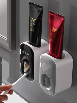 Wall Mounted Automatic Toothpaste Holder Bathroom Accessories Set Dispenser dispensador para baño