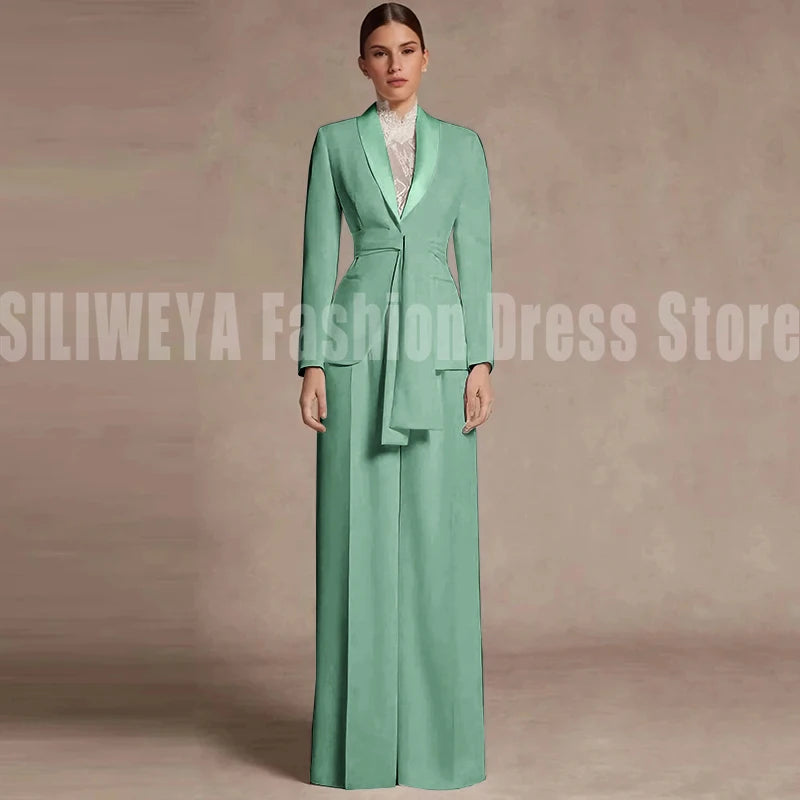 Fashion Office Lady Blazer Pants Female Suit Formal White Jacket Trouser Business Work Wear 2 Piece Set Conjuntos De Mujer