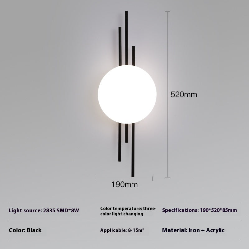 Household Minimalist Modern Minimalist Wall Lamp lámpara de pared minimalista