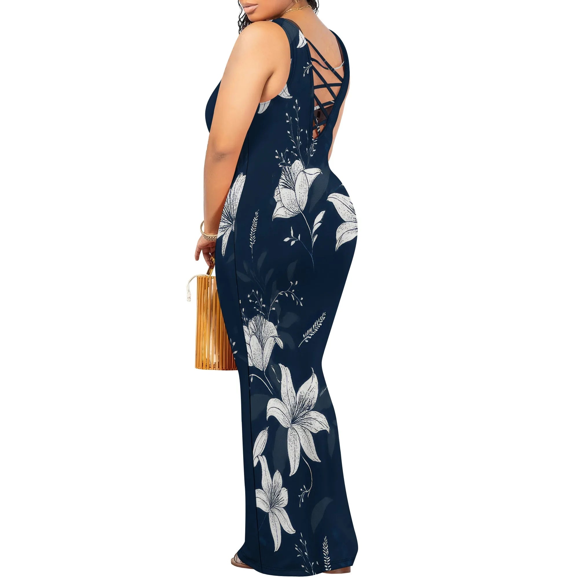 Women Summer Long Dress Casual Slip Sexy Slim Sleeveless Bodycon Maxi Dresses for Women 2025